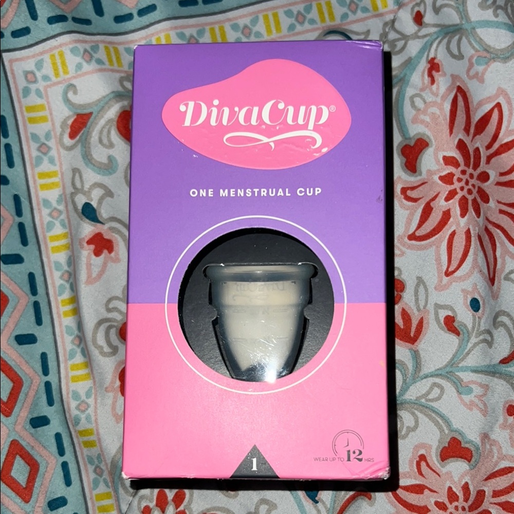 Diva Menstrual Cup - Pink and Purple